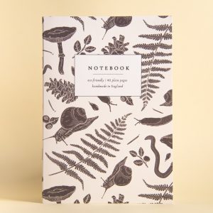 Woodland Notebook in Cream & Mauve