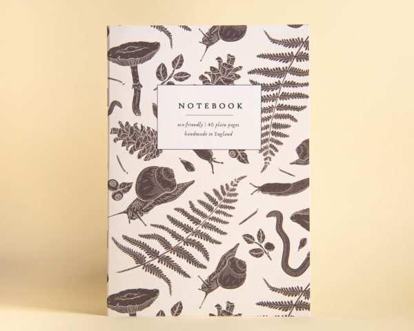 Woodland Notebook in Cream & Mauve