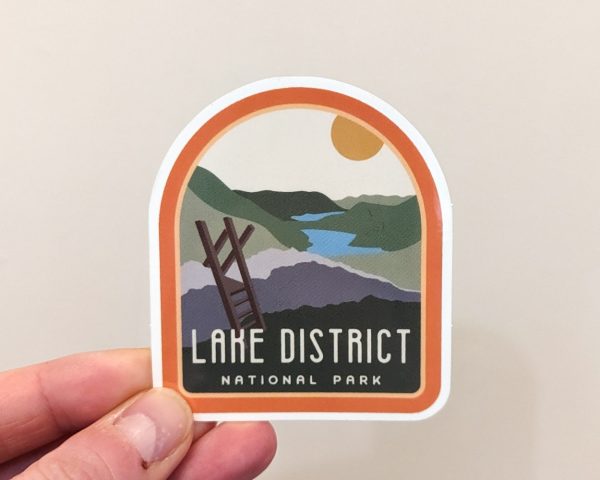 lake district national park sticker
