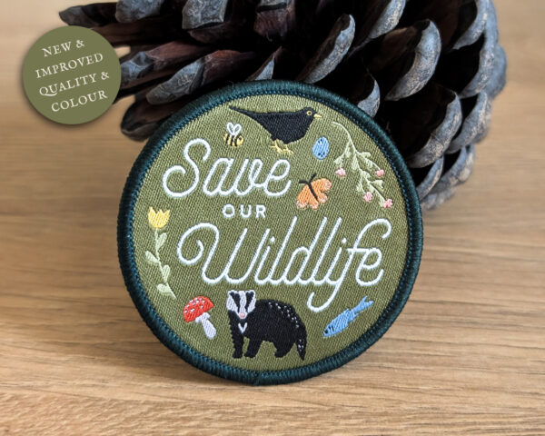 Save Our Wildlife patch (6 cm)