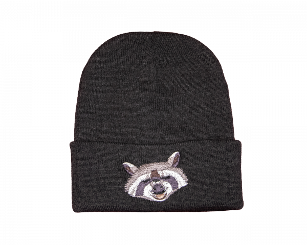 raccoon beanie