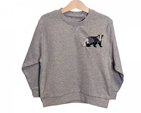 kids badger sweater