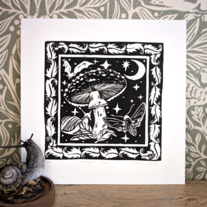 Midnight Magic Limited Edition Linocut Print