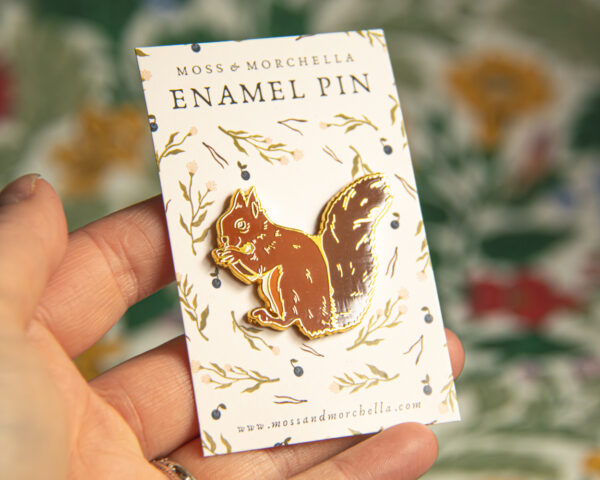 Red Squirrel Pin - Image 6