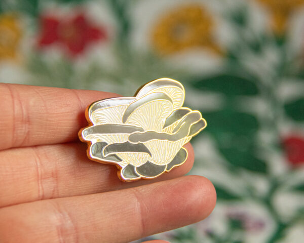 Oyster Mushrooms Pin - Image 4