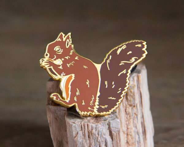 Red Squirrel Pin