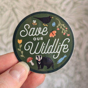 Save Our Wildlife Sticker