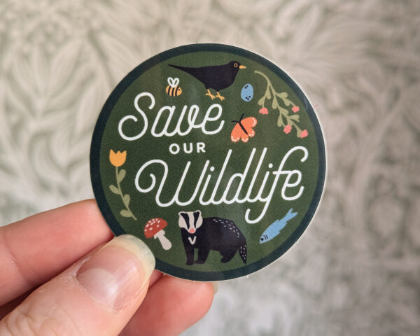 Save Our Wildlife Sticker